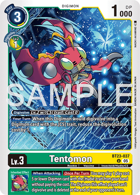 Tentomon - Hackers' Slumber - Uncommon - BT23-037 U