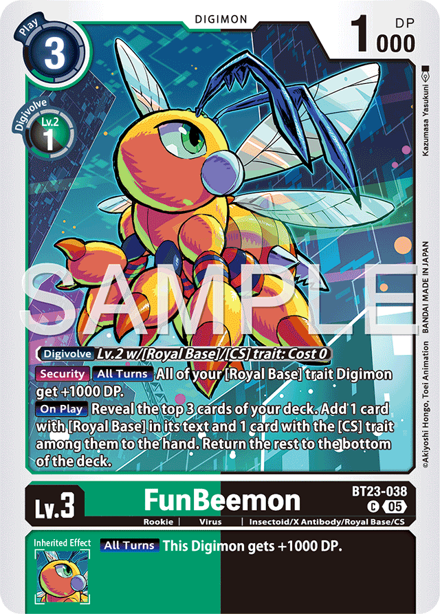 FunBeemon - BT19-045 - Hackers' Slumber - Common - BT23-038 C
