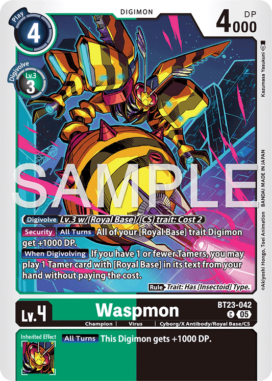 Waspmon - Hackers' Slumber - Common - BT23-042 C