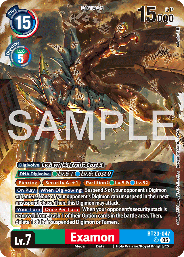 Examon - Hackers' Slumber - Super Rare - BT23-047SR