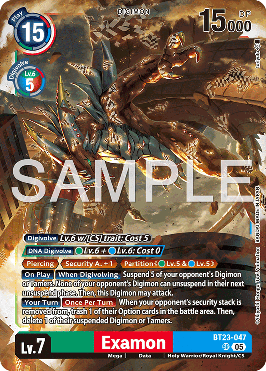 Examon - Hackers' Slumber - Super Rare - BT23-047SR