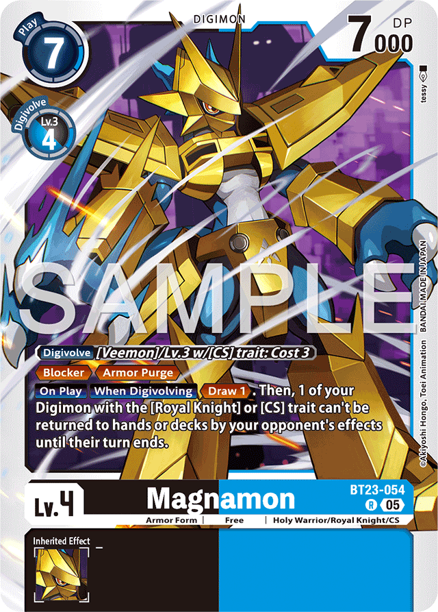 Magnamon - Hackers' Slumber - Rare - BT23-054 R