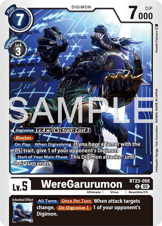 WereGarurumon - Hackers' Slumber - Common - BT23-056 C