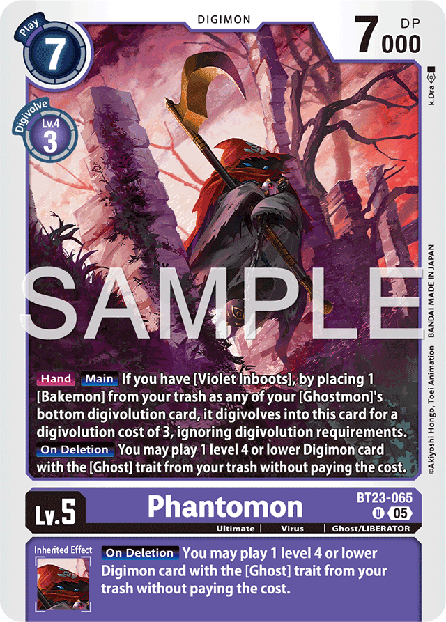 Phantomon - Hackers' Slumber - Uncommon - BT23-065 U