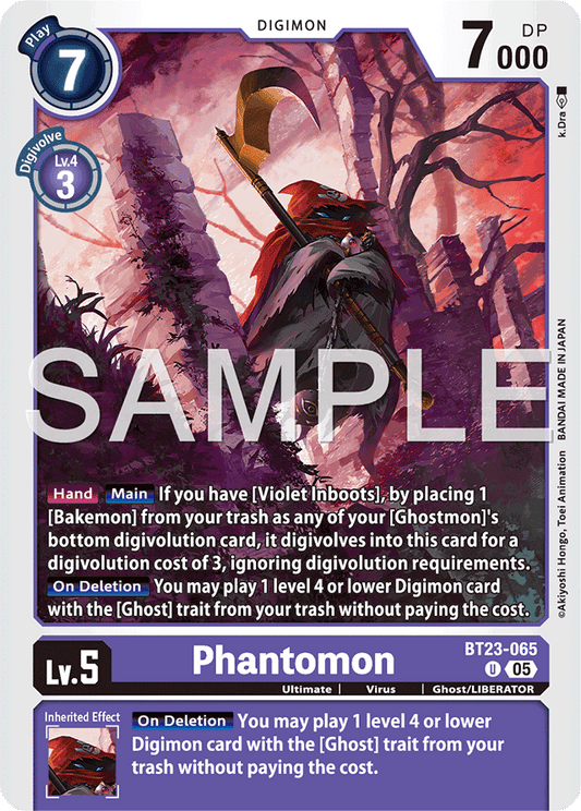 Phantomon - Hackers' Slumber - Uncommon - BT23-065 U