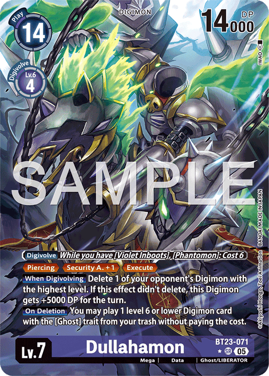 Dullahamon (Alternate Art) - Hackers' Slumber - Super Rare - BT23-071 SR