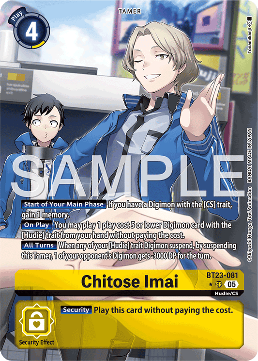 Chitose Imai (Alternate Art) - Hackers' Slumber - Super Rare - BT23-081 SR