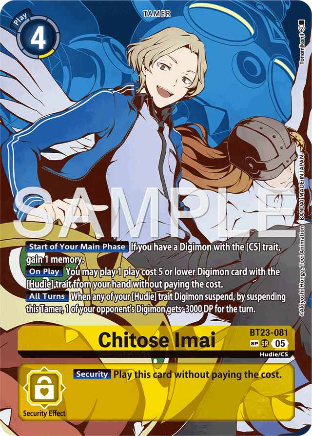 Chitose Imai (SP) - Hackers' Slumber - Super Rare - BT23-081 SR