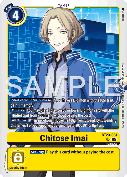 Chitose Imai - Hackers' Slumber - Super Rare - BT23-081 SR