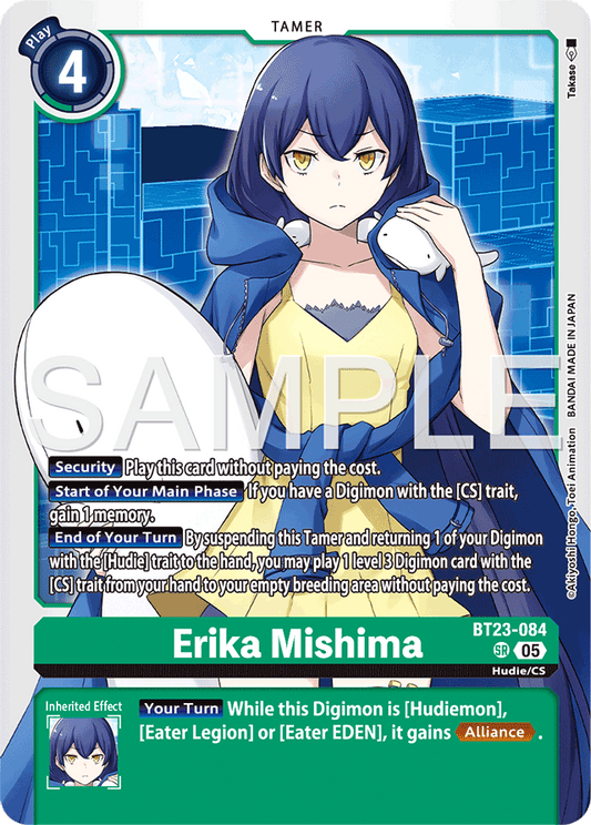 Erika Mishima - Hackers' Slumber - Super Rare - BT23-084 SR