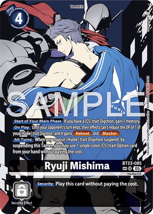 Ryuji Mishima (SP) - Hackers' Slumber - Super Rare - BT23-085 SR