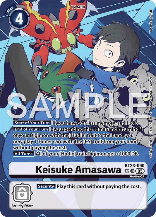 Keisuke Amasawa (SP) - Hackers' Slumber - Super Rare - BT23-090 SR