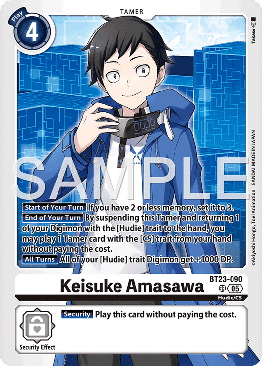 Keisuke Amasawa - Hackers' Slumber - Super Rare - BT23-090 SR
