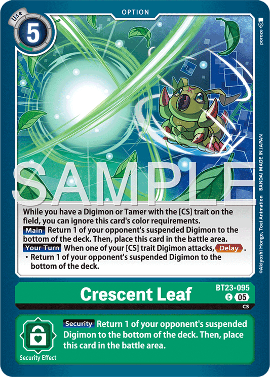 Crescent Leaf - Hackers' Slumber - Common - BT23-095 C