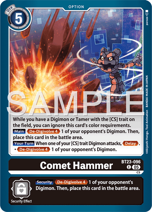 Comet Hammer - Hackers' Slumber - Common - BT23-096 C