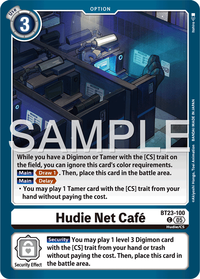 Hudie Net Cafe - Hackers' Slumber - Common - BT23-100 C