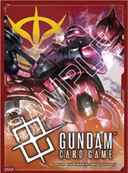 Gundam Card Game - Official Card Sleeves Char's Zaku Ⅱ/Zeon