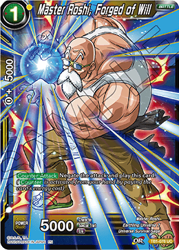 Master Roshi, Forged of Will (Alternate Art) - Special Anniversary Set - Uncommon - TB1-076