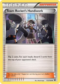 Team Rocket's Handiwork - XY - Fates Collide - Uncommon - 112