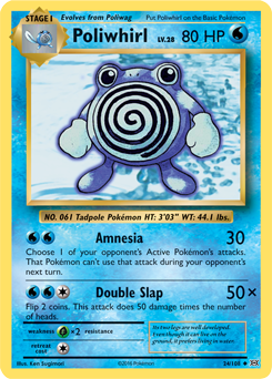 Poliwhirl - XY - Evolutions - Uncommon - 24