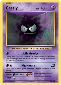 Gastly - XY - Evolutions - Common - 47