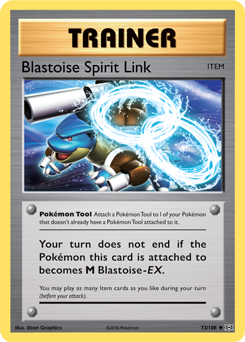 Blastoise Spirit Link - XY - Evolutions - Uncommon - 73