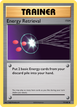 Energy Retrieval - XY - Evolutions - Uncommon - 77
