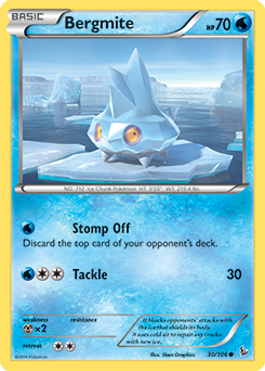 Bergmite - XY - Flashfire - Common - 30