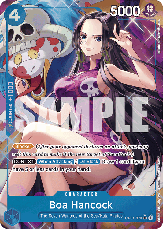 Boa Hancock (OP01-078) (Alternate Art) - Premium Booster -The Best- - SR - OP01-078