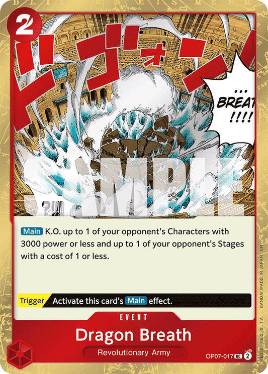 Dragon Breath (Pirate Foil) - Premium Booster -The Best- Vol. 2 - UC - OP07-017