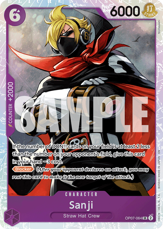 Sanji (Reprint) - Premium Booster -The Best- Vol. 2 - SR - OP07-064