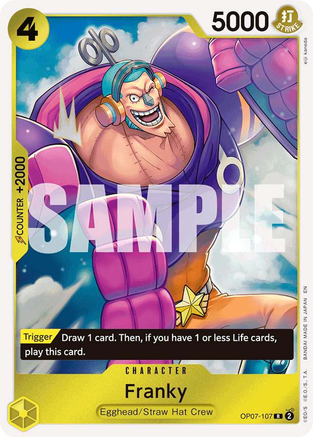 Franky - OP07-107 (Reprint) - Premium Booster -The Best- Vol. 2 - R - OP07-107
