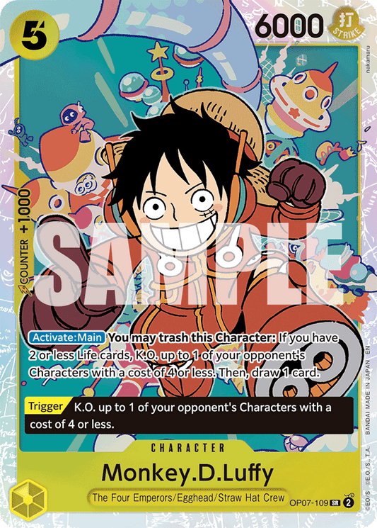 Monkey.D.Luffy - OP07-109 (Reprint) - Premium Booster -The Best- Vol. 2 - SR - OP07-109