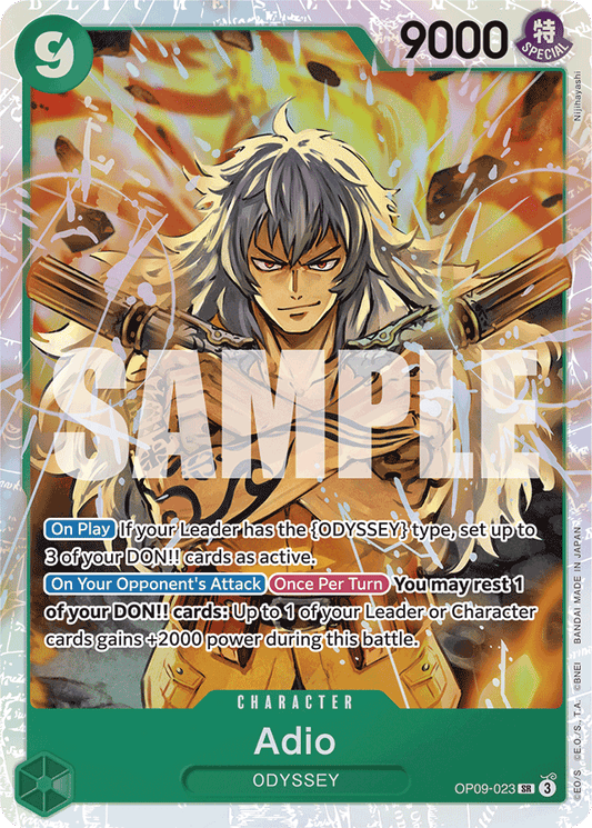 Adio - Emperors in the New World - SR - OP09-023