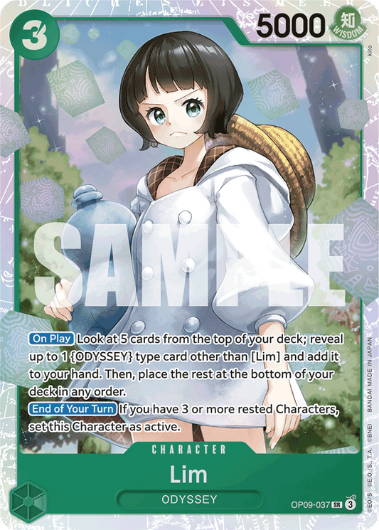Lim (037) - Emperors in the New World - SR - OP09-037