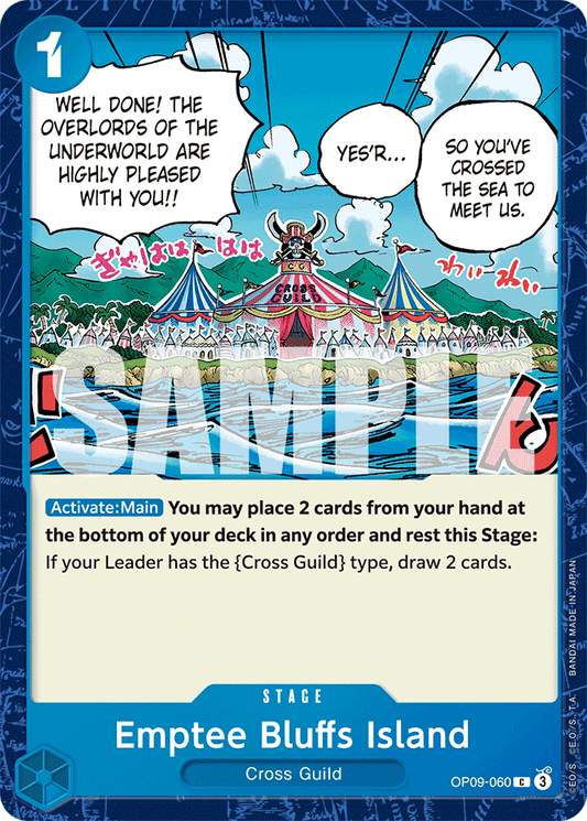 Emptee Bluffs Island - Emperors in the New World - C - OP09-060