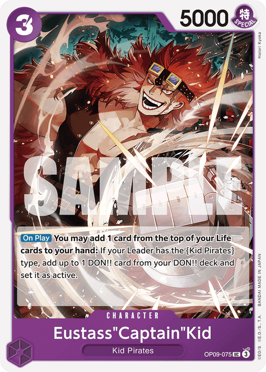Eustass"Captain"Kid - Emperors in the New World - UC - OP09-075