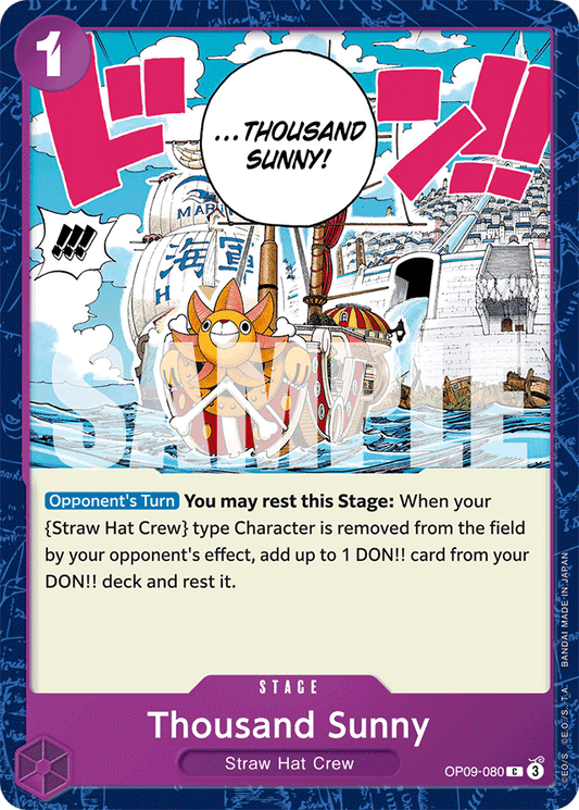 Thousand Sunny - Emperors in the New World - C - OP09-080