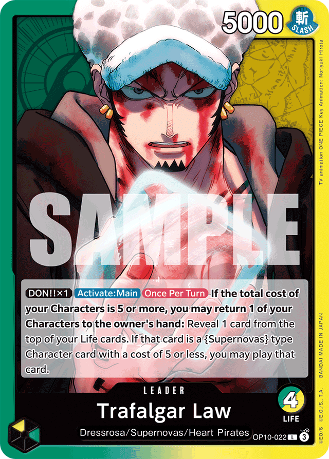 Trafalgar Law (022) - Royal Blood - L - OP10-022