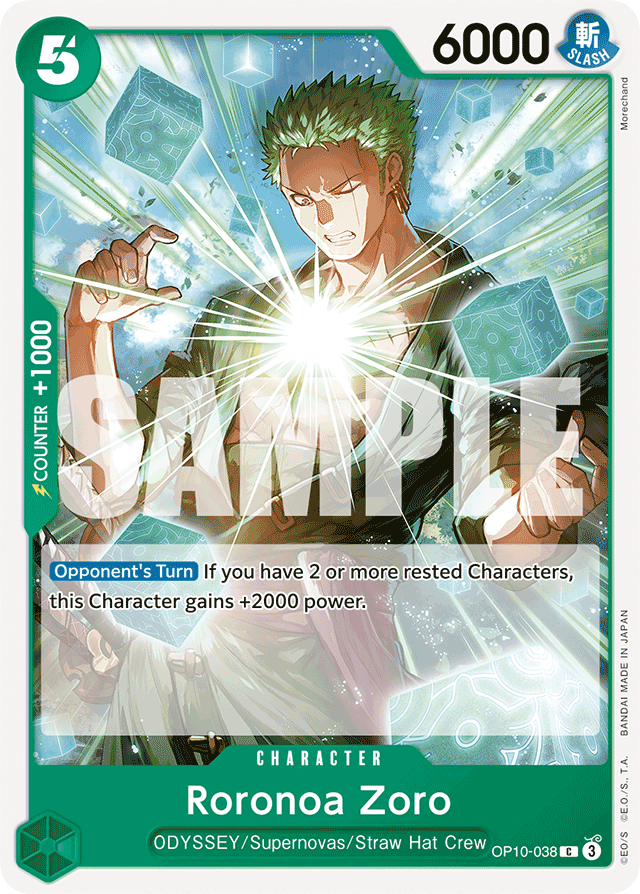 Roronoa Zoro (038) - Royal Blood - C - OP10-038