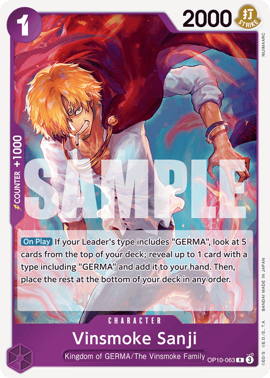 Vinsmoke Sanji - Royal Blood - R - OP10-063