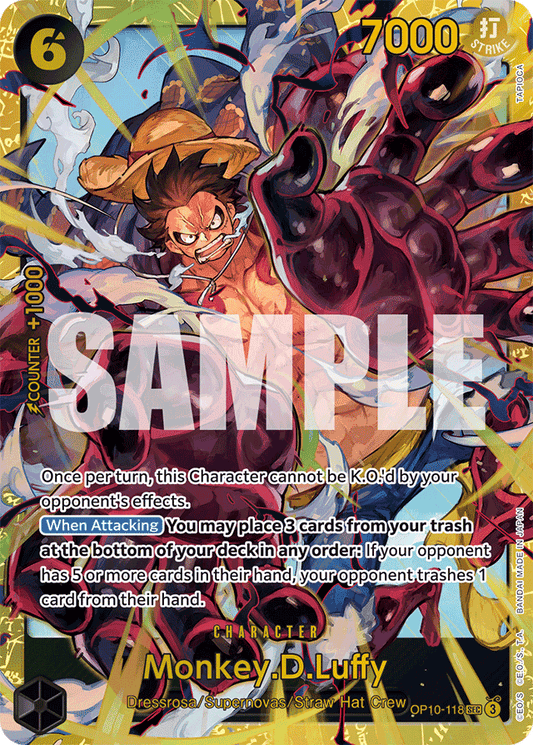 Monkey.D.Luffy (118) - Royal Blood - SEC - OP10-118