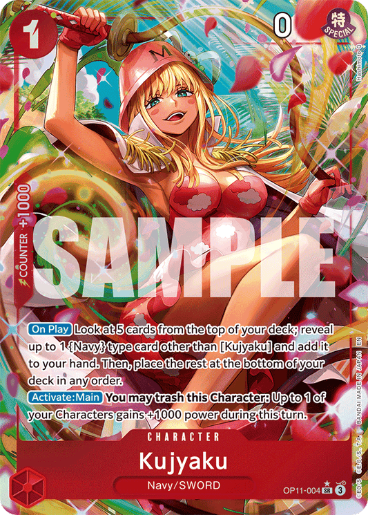 Kujyaku (Alternate Art) - A Fist of Divine Speed - SR - OP11-004