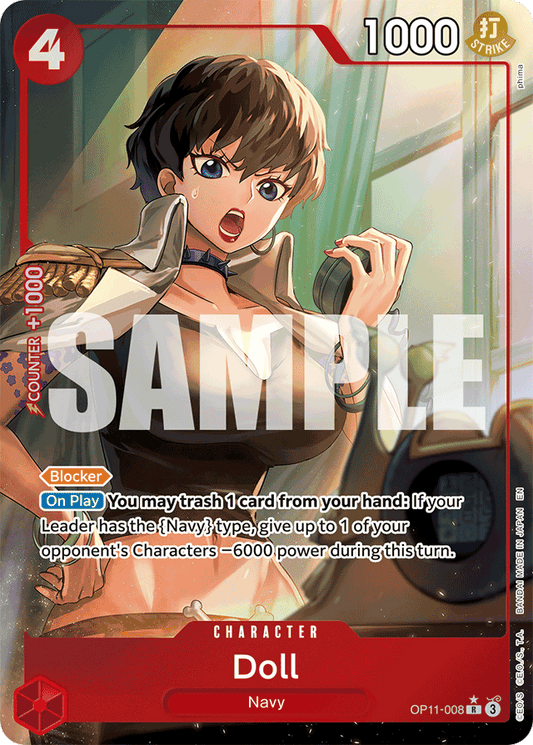 Doll (Alternate Art) - A Fist of Divine Speed - R - OP11-008