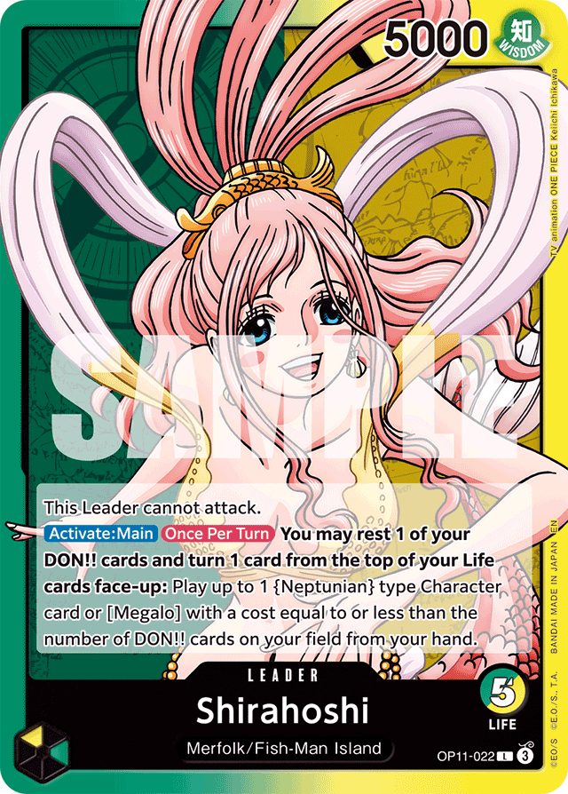 Shirahoshi (022) - A Fist of Divine Speed - L - OP11-022
