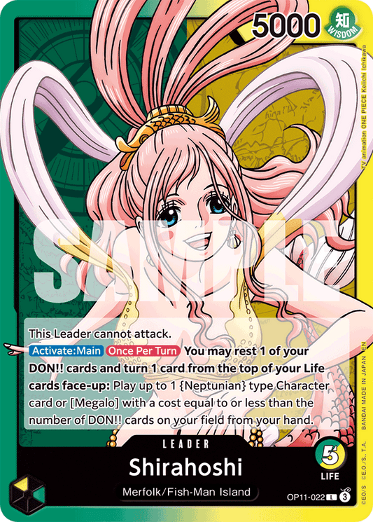 Shirahoshi (022) - A Fist of Divine Speed - L - OP11-022