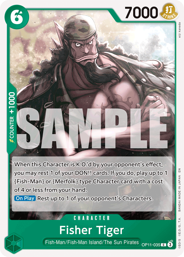 Fisher Tiger - A Fist of Divine Speed - C - OP11-035