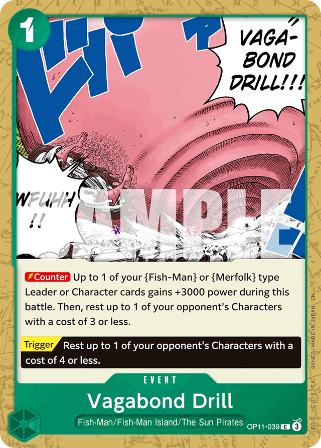 Vagabond Drill - A Fist of Divine Speed - C - OP11-039