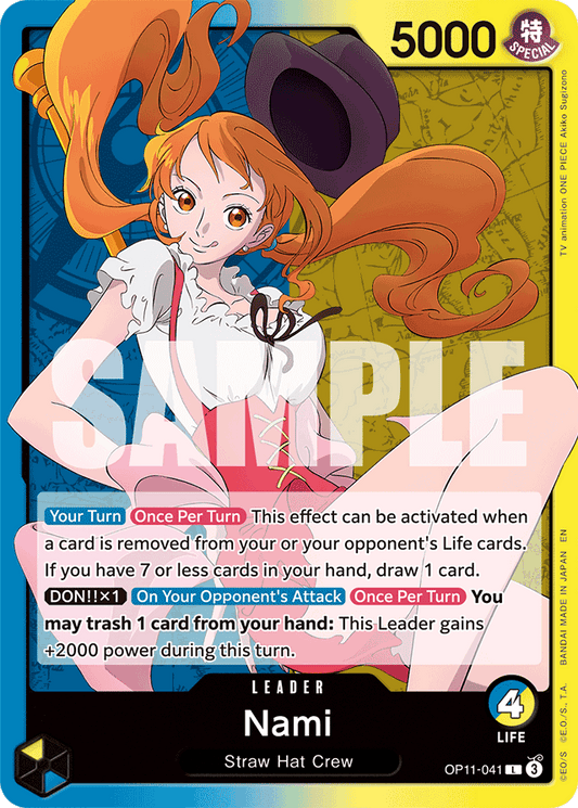 Nami (041) - A Fist of Divine Speed - L - OP11-041