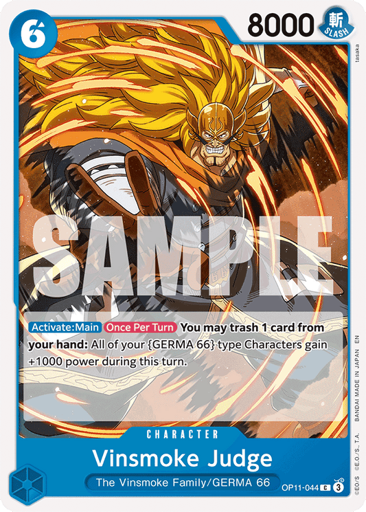 Vinsmoke Judge - A Fist of Divine Speed - C - OP11-044